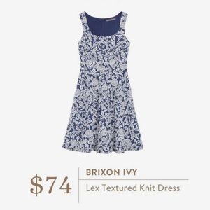 Brixon Ivy Floral Knit Fit & Flare Dress